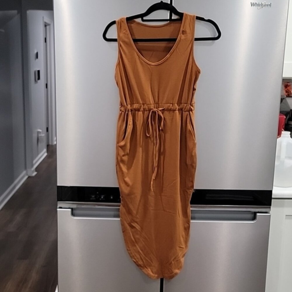 Drawstring Tank Dress - Picture 2 of 4